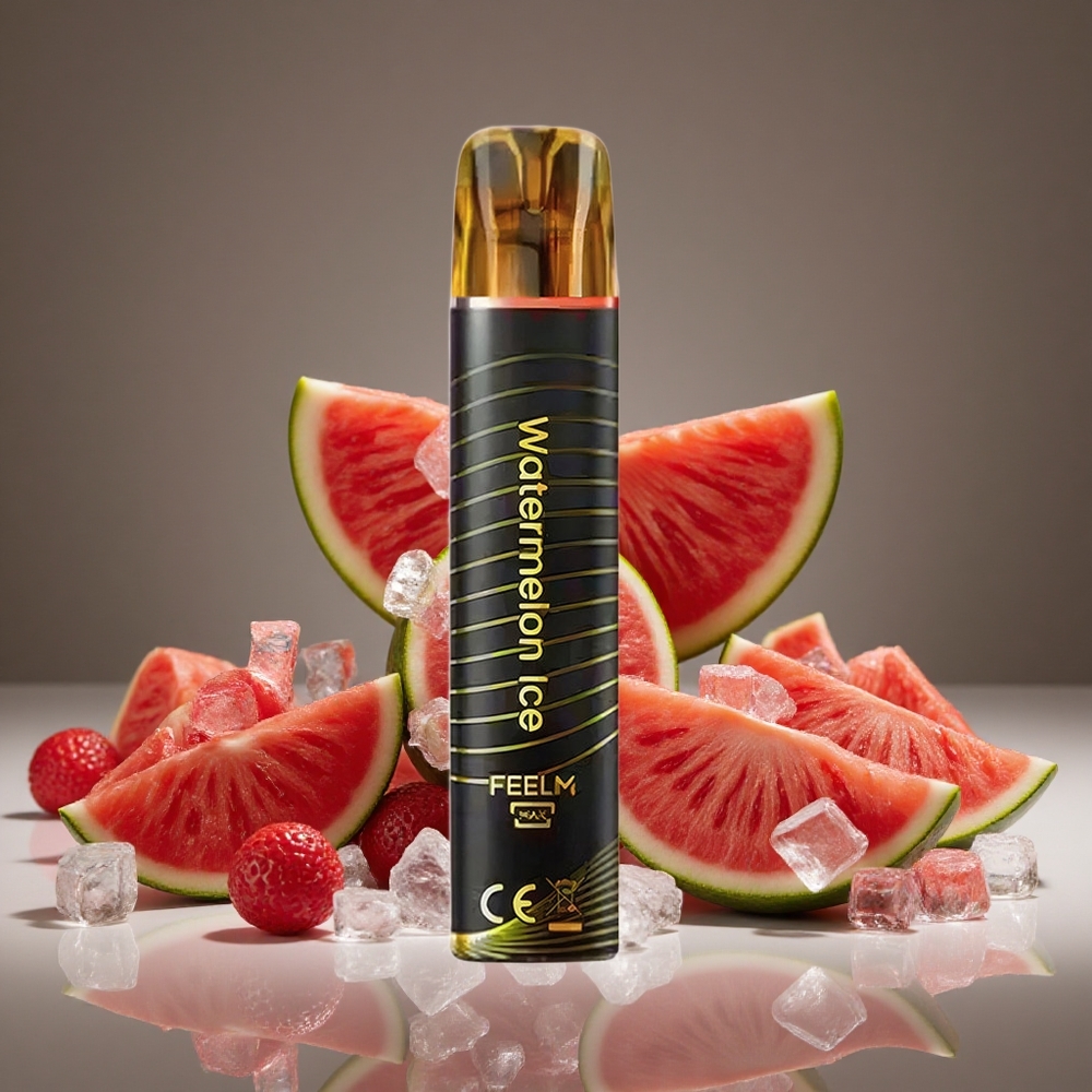 JNR Black&Golden 800 Puffs Watermelon Ice Disposable Vape 550mAh Battery 2ml E-liquid 2% Nicotine