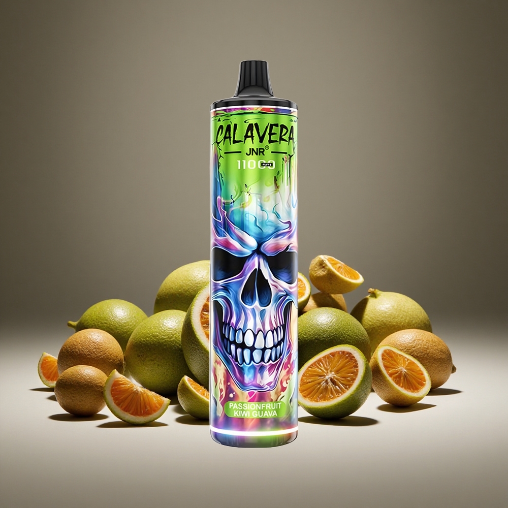 JNR Calavera 11000 Puffs Passionfruit Kiwi Guava 21ml E-liquid 0%/2%/5% Nicotine Mesh 1.0ohm