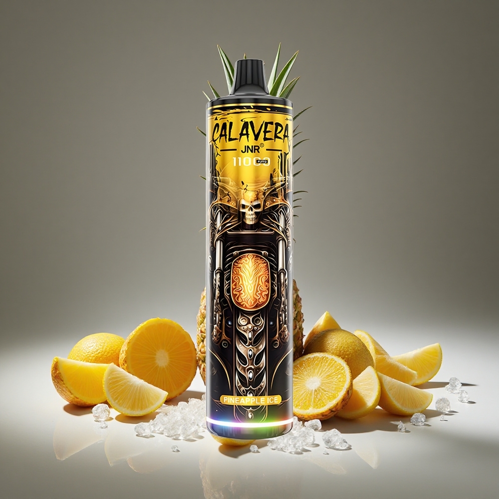 JNR Calavera 11000 Puffs Pineapple Ice Disposable Vape with 850mAh Battery 21ml E-liquid 1.0ohm Mesh Coil