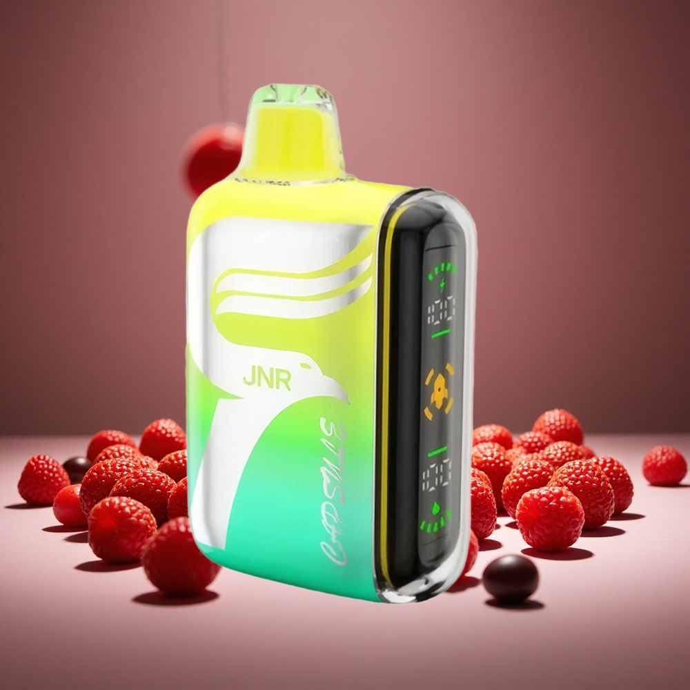 JNR Capsule 15000 Puffs Strawberry Raspberry Cherry 20ml E-liquid 850mAh Battery 20W Dual Mesh