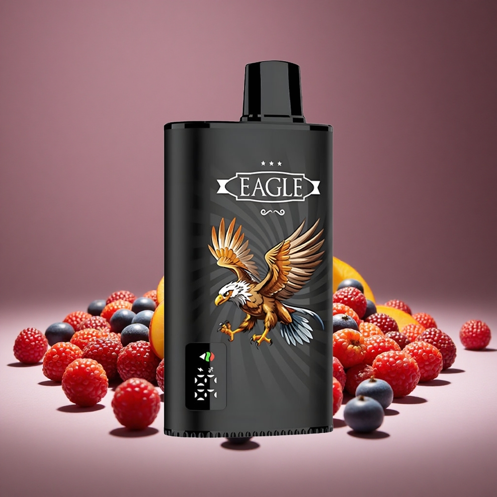 JNR EAGLE Smart 23000 Puffs Blackcurrant Mango Ice Disposable Vape with Digital Screen 1.0ohm Mesh Coil 750mAh Battery