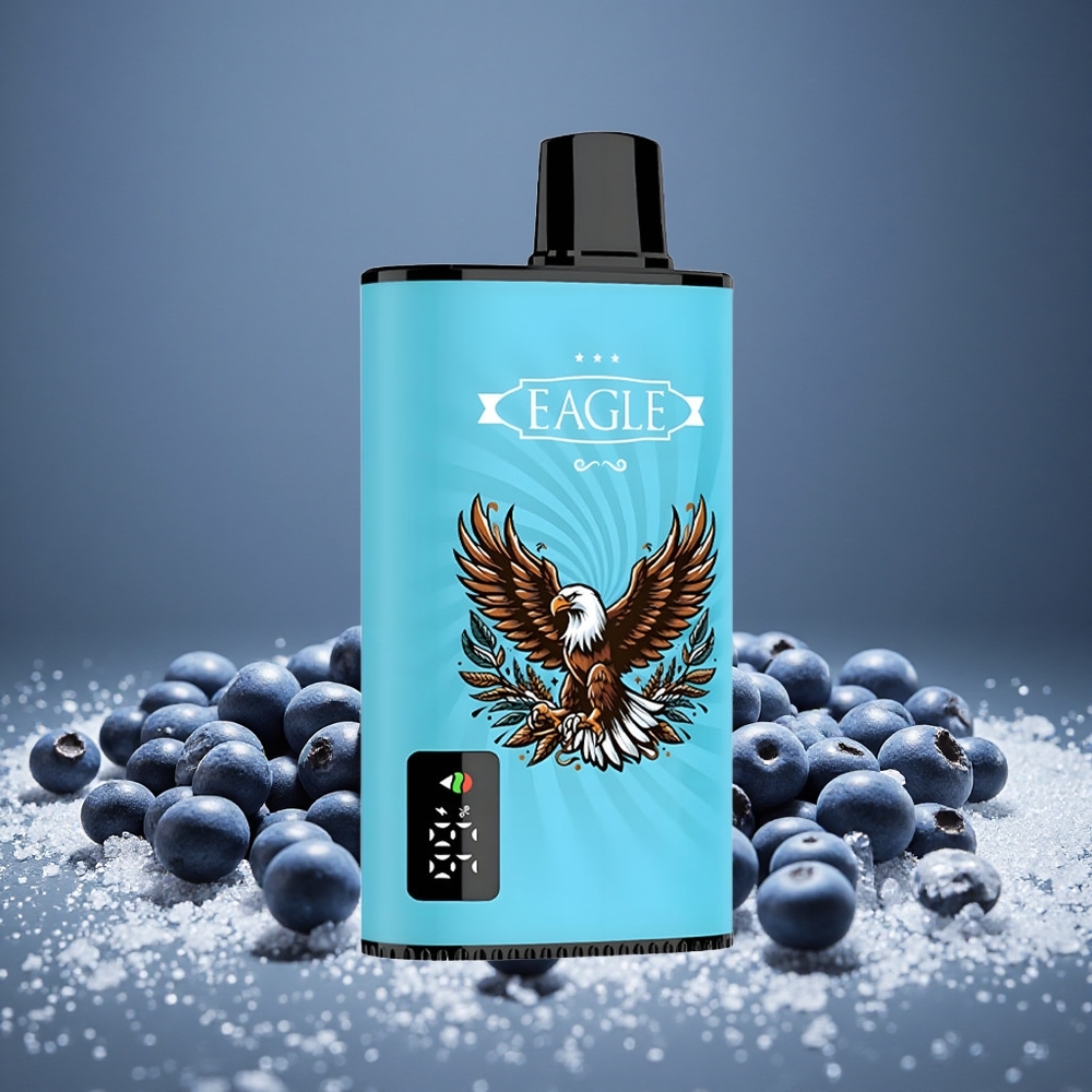 JNR EAGLE Smart 23000 Puffs Blueberry Ice Disposable Vape with Digital Screen 1.0ohm Mesh Coil 750mAh Battery