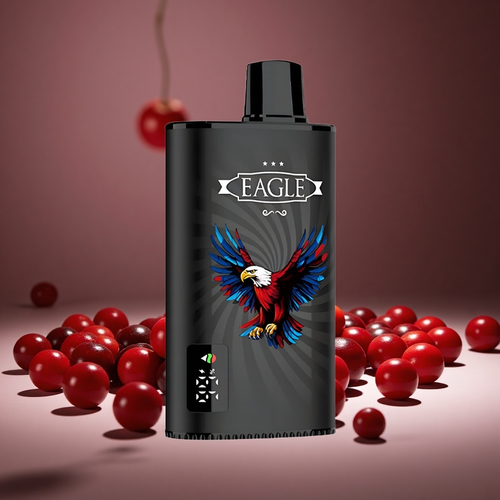 JNR EAGLE Smart 23000 Puffs Cherry Cola Disposable Vape with Digital Screen 1.0ohm Mesh Coil 25ml E-liquid 2% Nicotine