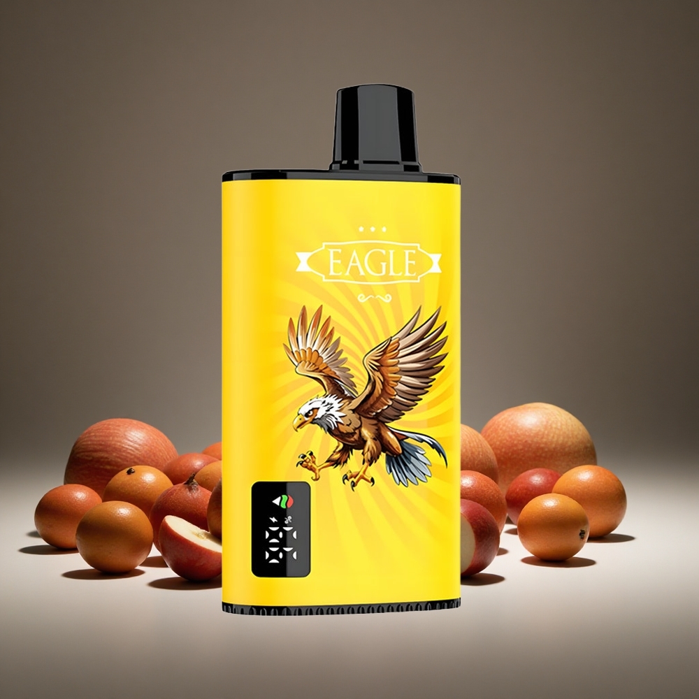 JNR EAGLE Smart 23000 Puffs Double Apple Disposable Vape with Digital Screen 1.0ohm Mesh 25ml E-liquid 2% Nicotine