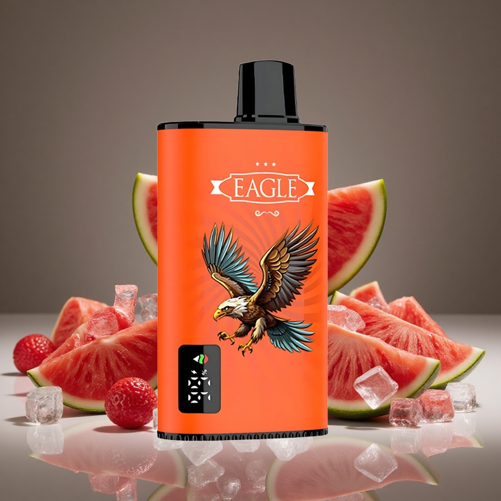 JNR EAGLE Smart 23000 Puffs Watermelon Ice Disposable Vape with Digital Screen 1.0ohm Mesh Coil 750mAh Battery