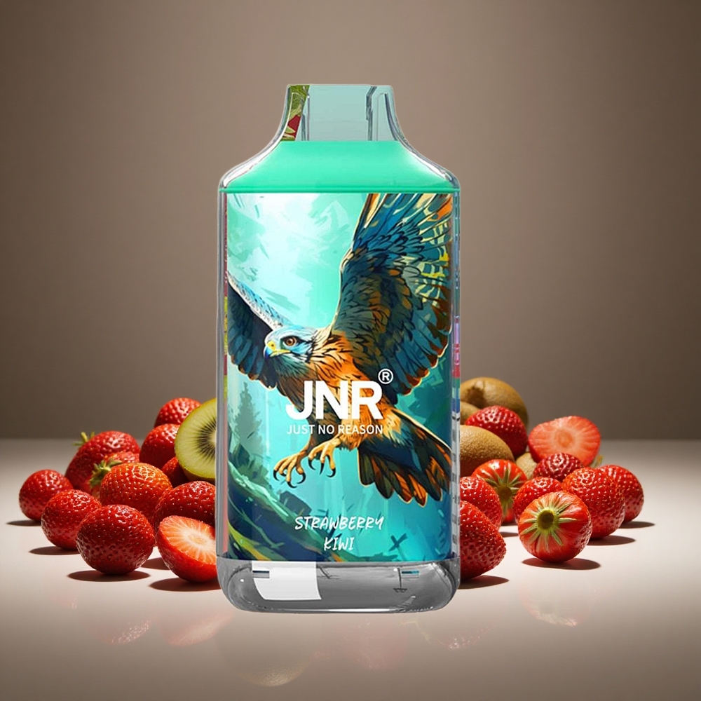 JNR Falcon 16000 Puffs Strawberry Kiwi 22ml E-liquid 850mAh Battery Dual Mesh 0%/2% Nicotine