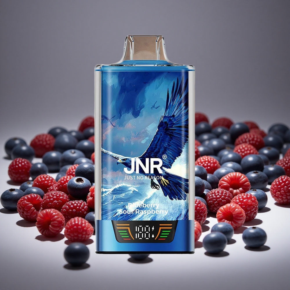 JNR Falcon Pro 28000 Blueberry Sour Raspberry 30ml E-liquid 5% Nicotine Smart Display