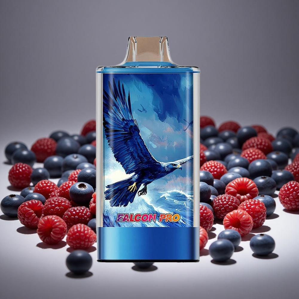 JNR Falcon Pro 28000 Blueberry Sour Raspberry 30ml E-liquid 5% Nicotine Smart Display
