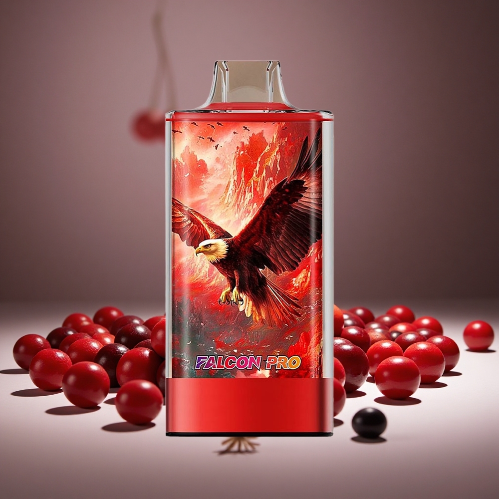 JNR Falcon Pro 28000 Disposable Vape Cherry Berry 30ml E-liquid 5% Nicotine 950mAh Battery