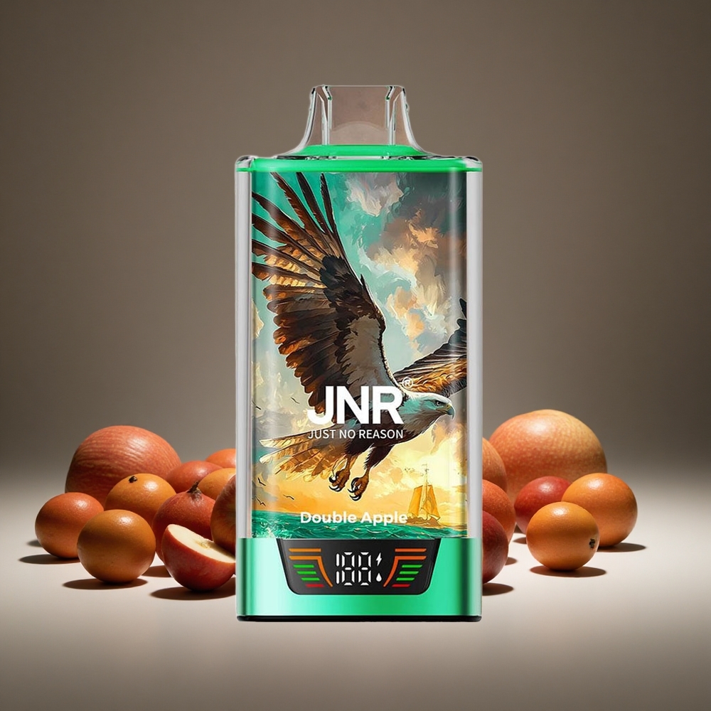 JNR Falcon Pro 28000 Disposable Vape Double Apple 30ml E-liquid 5% Nicotine Smart Display