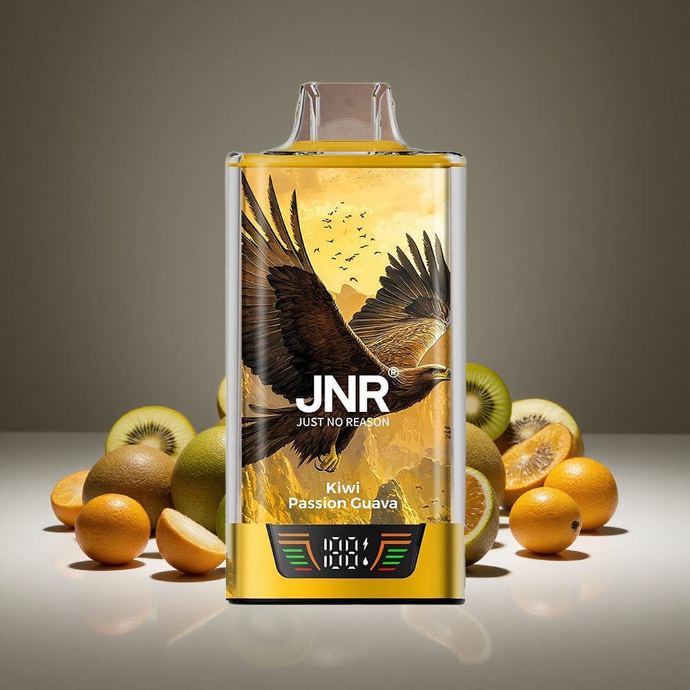 JNR Falcon Pro 28000 Puffs Kiwi Passion Guava 30ml E-liquid 5% Nicotine USB-C