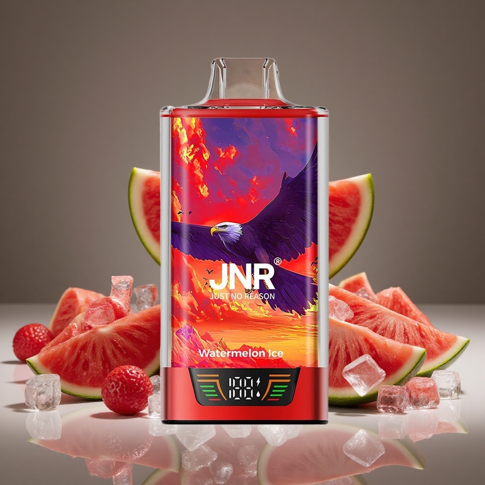 JNR Falcon Pro 28000 Puffs Watermelon Ice 30ml E-liquid 5% Nicotine USB-C Dual Mesh
