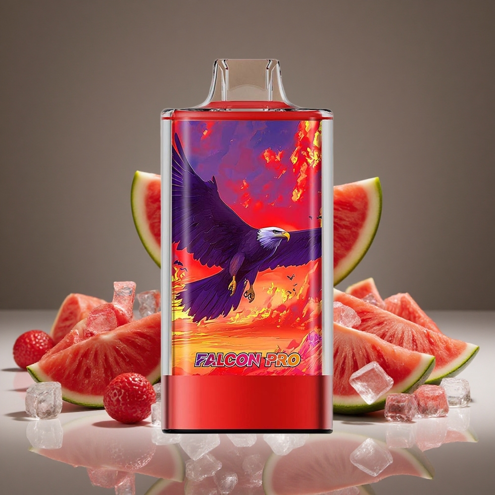 JNR Falcon Pro 28000 Puffs Watermelon Ice 30ml E-liquid 5% Nicotine USB-C Dual Mesh