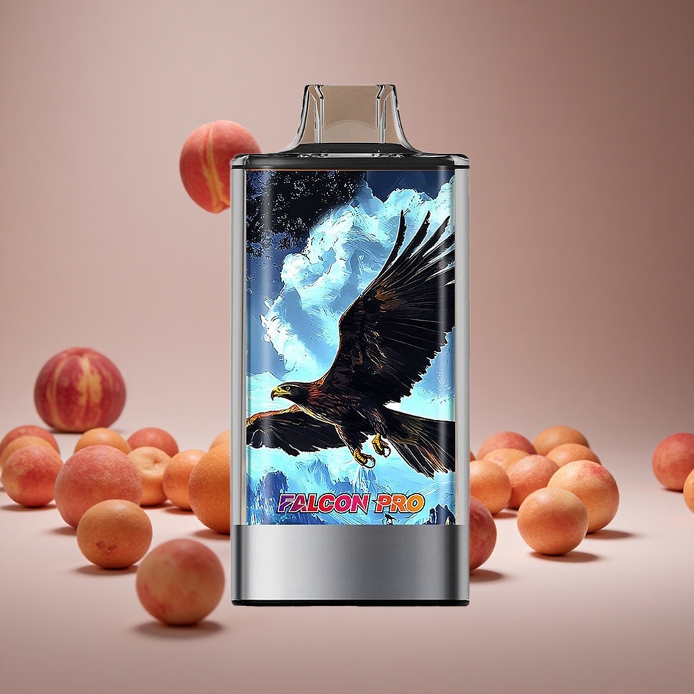 JNR Falcon Pro 28000 Puffs White Peach Razz 30ml E-liquid 5% Nicotine USB-C