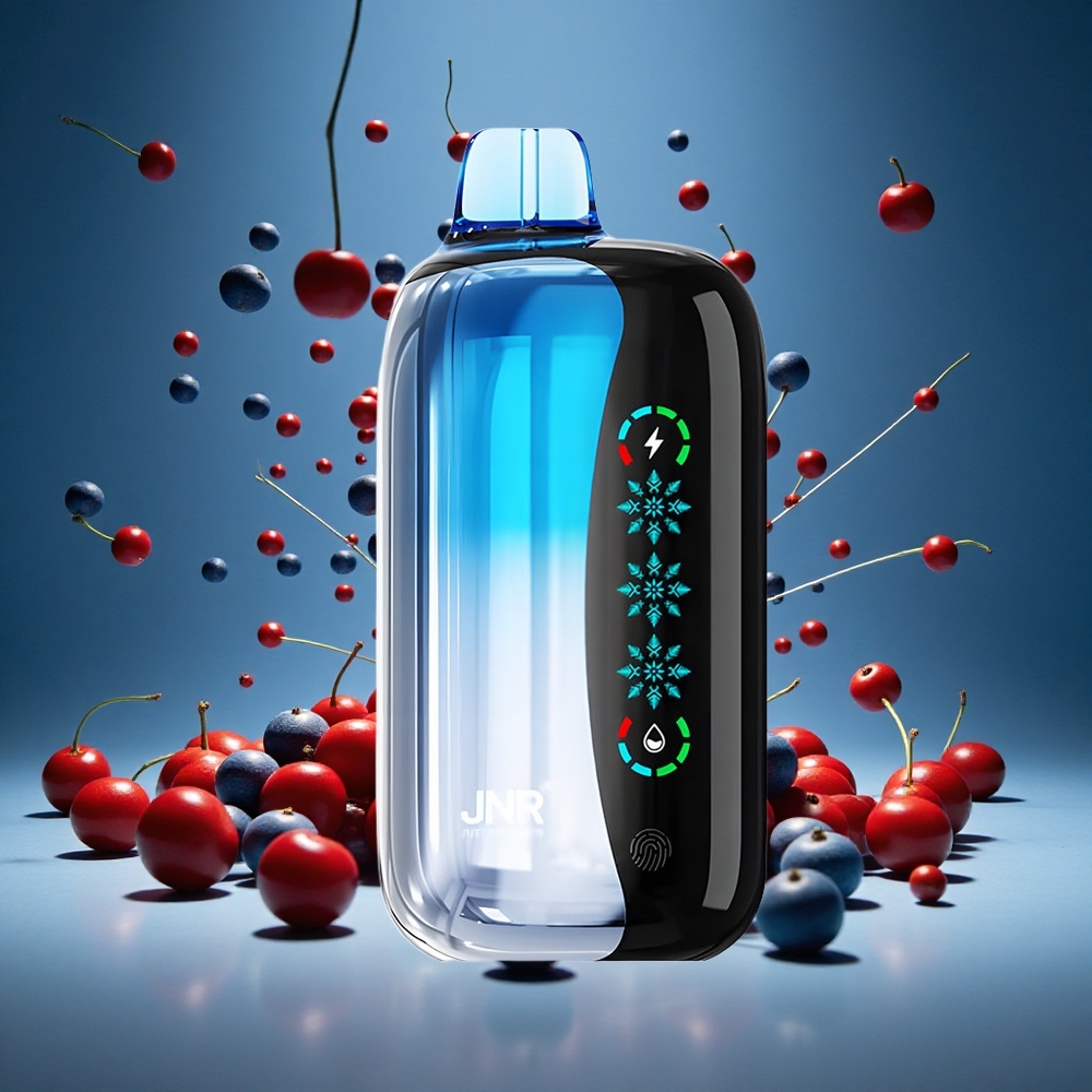 JNR Flex Ice 21000 Puffs Blue Cherry Explosion Disposable Vape 26ml E-liquid 1000mAh Battery Ice