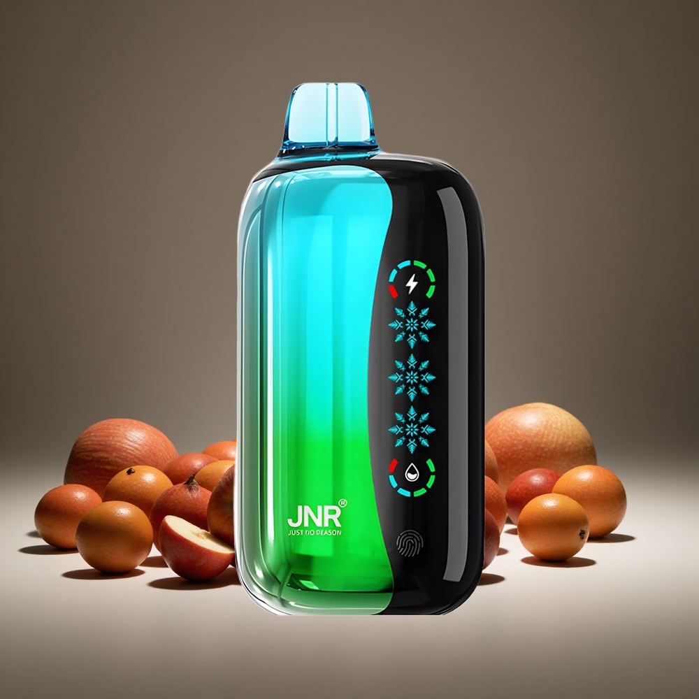 JNR Flex Ice 21000 Puffs Disposable Vape Double Apple, Ice Adjustable, 26ml E-liquid, 1.2 Ohm Dual Mesh, Type-C Charge
