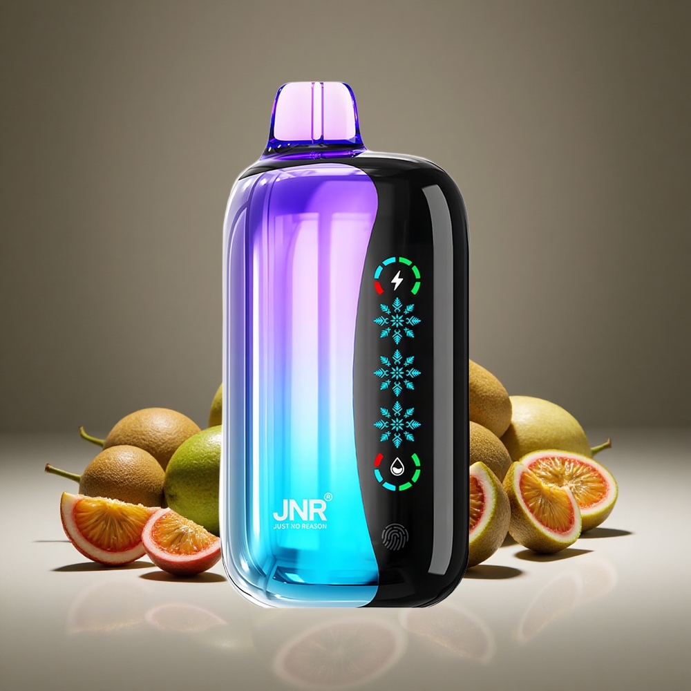 JNR Flex Ice 21000 Puffs Kiwi Passion Fruit Guava 26ml E-liquid 1.2 Ohm Dual Mesh 1000mAh Battery Ice