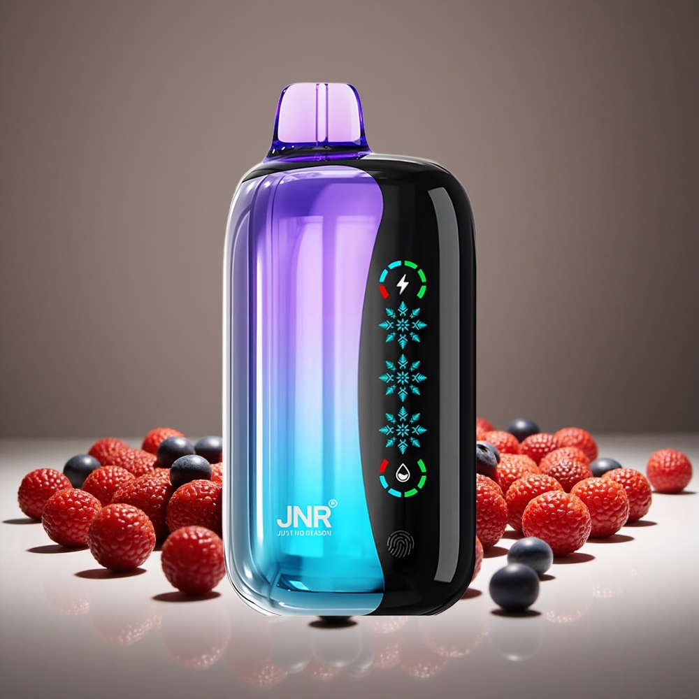 JNR Flex Ice 21000 Puffs Mixed Berry 26ml E-liquid 1.2 Ohm Dual Mesh 1000mAh Battery Ice Adjustable