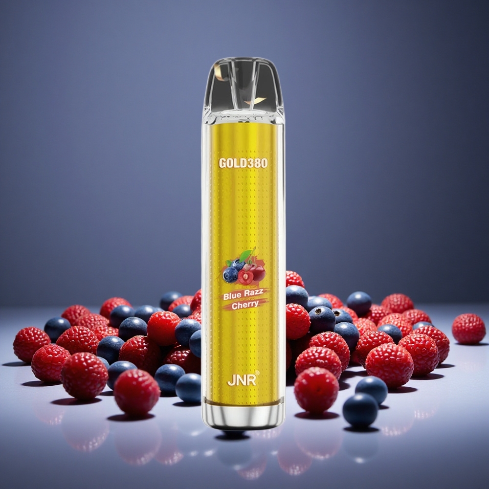 JNR Glod380 6000 Puffs Blue Razz Cherry Disposable Vape 1500mAh Battery 13ml E-liquid