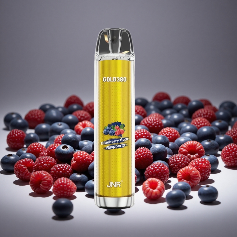 JNR Glod380 6000 Puffs Blueberry Sour Raspberry 1500mAh Battery 13ml E-liquid 0%/2%/5% Nicotine