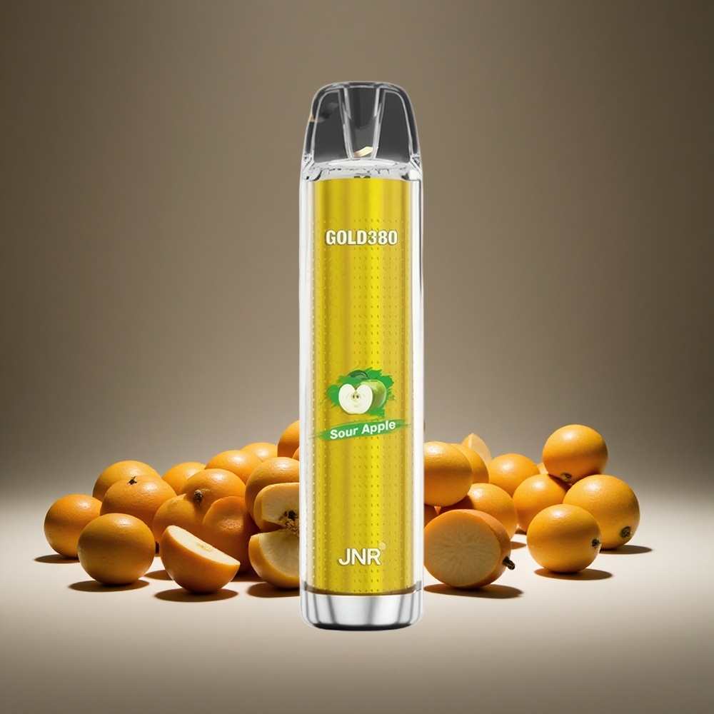 JNR Glod380 6000 Puffs Sour Apple 1500mAh Battery 13ml E-liquid 0%/2%/5% Nicotine