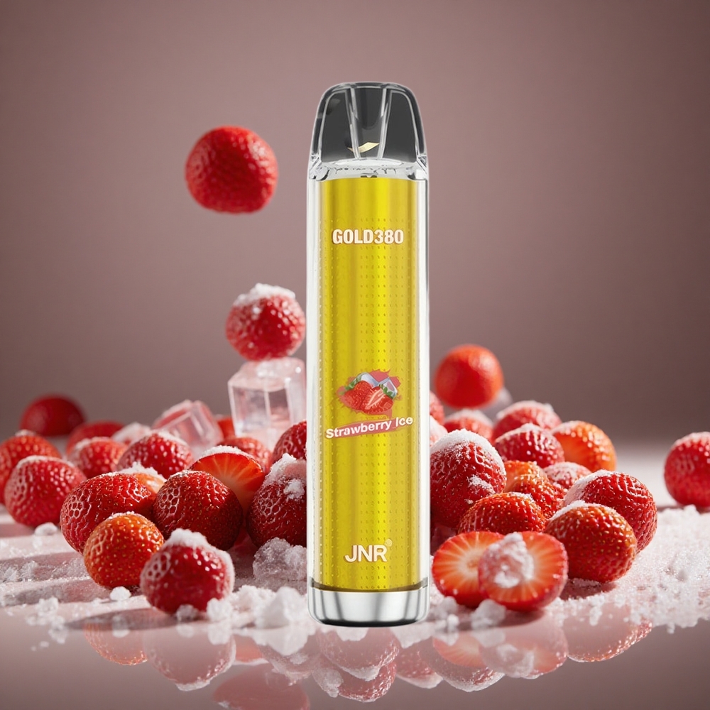 JNR Glod380 6000 Puffs Strawberry Ice Disposable Vape 1500mAh Battery 13ml E-liquid