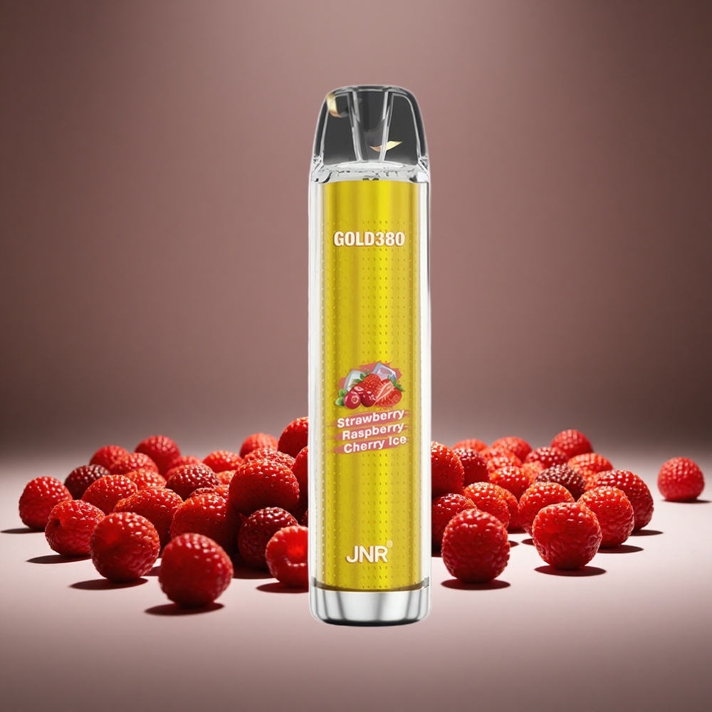 JNR Glod380 6000 Puffs Strawberry Raspberry Disposable Vape 1500mAh Battery 13ml E-liquid