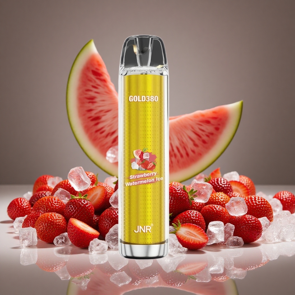JNR Glod380 6000 Puffs Strawberry Watermelon Ice Disposable Vape 1500mAh Battery 13ml E-liquid