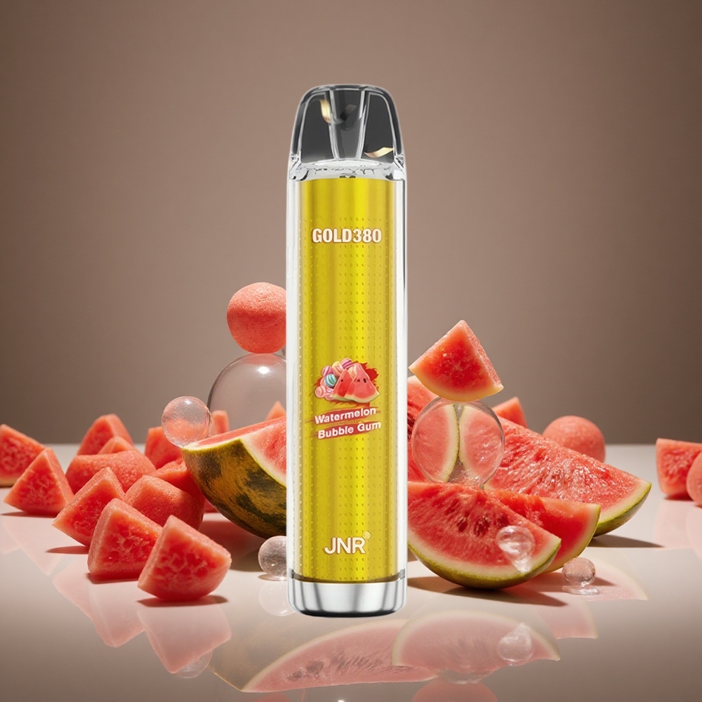 JNR Glod380 6000 Puffs Watermelon Bubble Gum 1500mAh Battery 13ml E-liquid 0%/2%/5% Nicotine