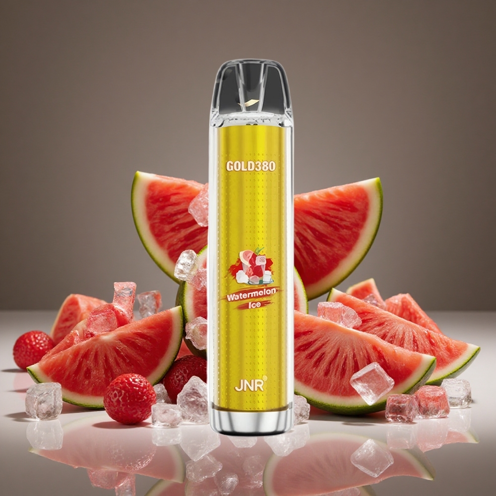 JNR Glod380 6000 Puffs Watermelon Ice Disposable Vape 1500mAh Battery 13ml E-liquid 0%/2%/5% Nicotine