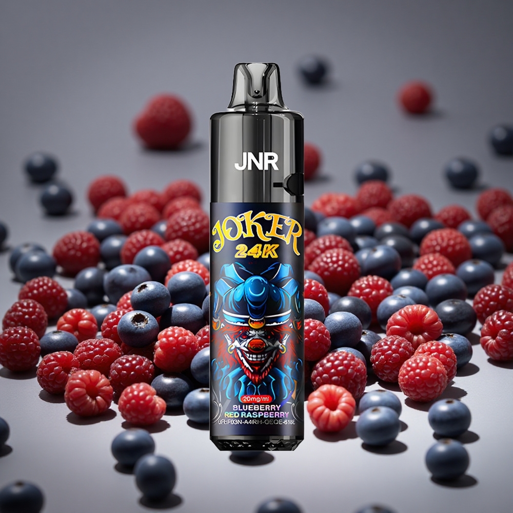JNR Joker 24000 Puffs Blueberry Red Raspberry 10ml E-liquid Refillable 800mAh Battery Disposable Vape