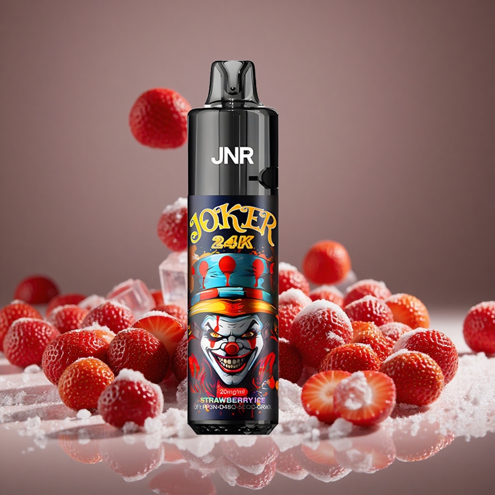 JNR Joker 24000 Puffs Strawberry Ice Disposable Vape 800mAh Battery 2% Nicotine
