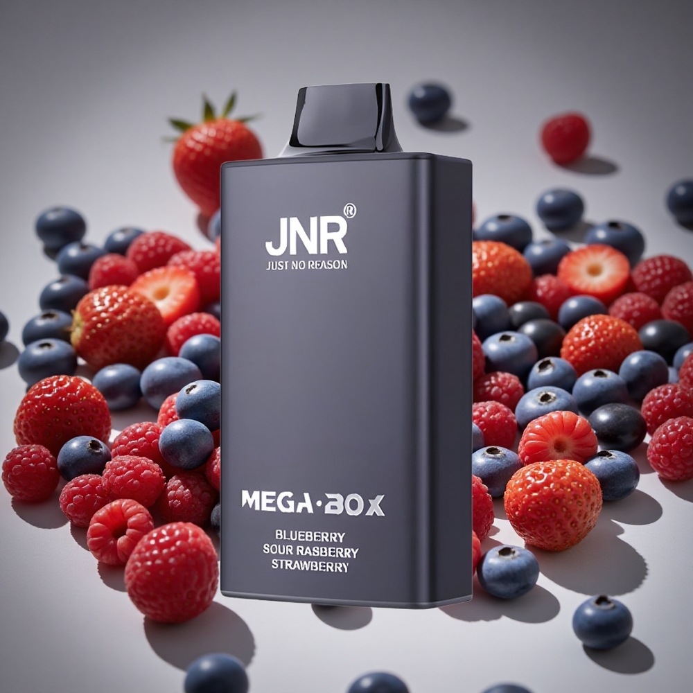 JNR Mega Box 25000 Puffs Blueberry Sour Raspberry Strawberry 30ml E-liquid 850mAh Battery