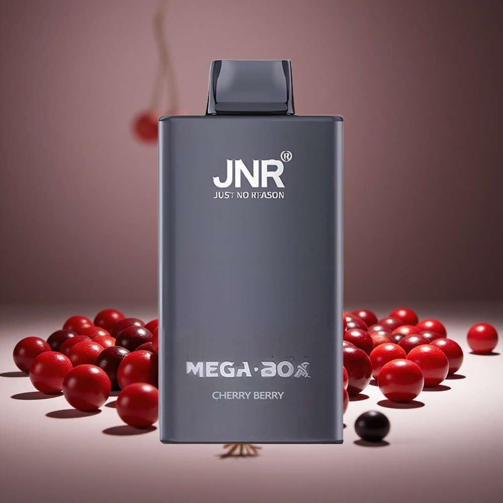 JNR Mega Box 25000 Puffs Cherry Berry Disposable Vape 30ml E-liquid 850mAh Battery Dual Mesh