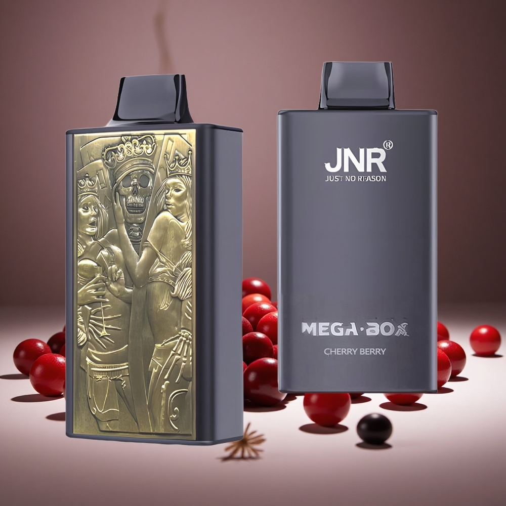 JNR Mega Box 25000 Puffs Cherry Berry Disposable Vape 30ml E-liquid 850mAh Battery Dual Mesh