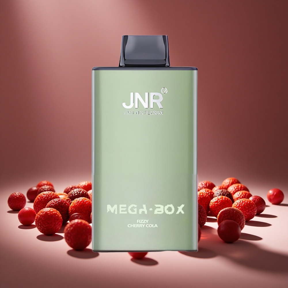 JNR Mega Box 25000 Puffs Fizzy Cherry Cola 30ml E-liquid 850mAh Battery Dual Mesh