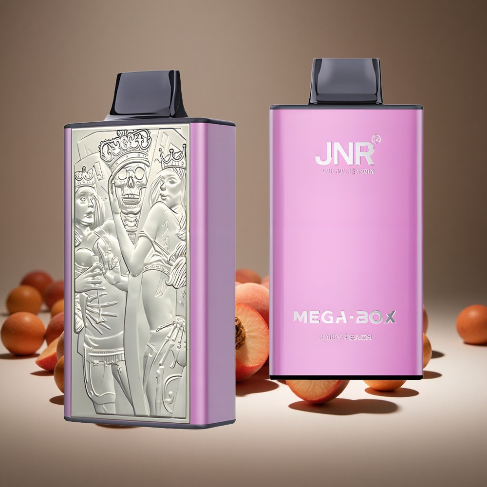 JNR Mega Box 25000 Puffs Juicy Peach Disposable Vape 30ml E-liquid 850mAh Battery Dual Mesh