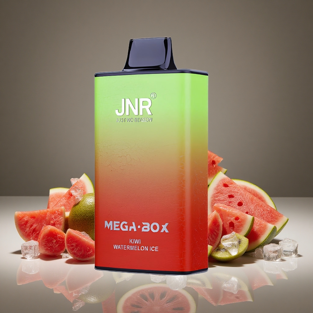 JNR Mega Box 25000 Puffs Kiwi Watermelon Ice 30ml E-liquid 850mAh Battery Dual Mesh
