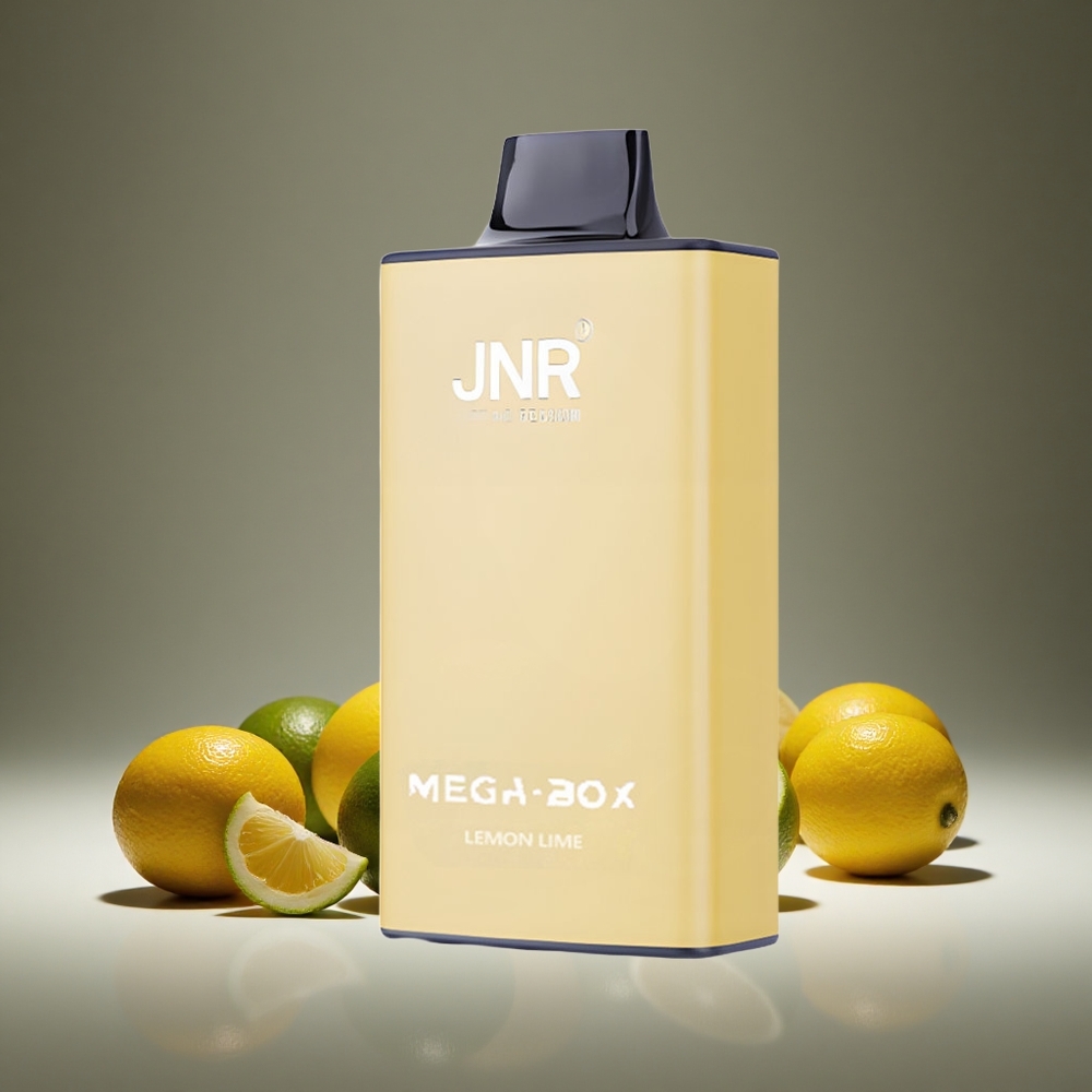 JNR Mega Box 25000 Puffs Lemon & Lime 30ml E-liquid 850mAh Battery Dual Mesh Type-C Charge