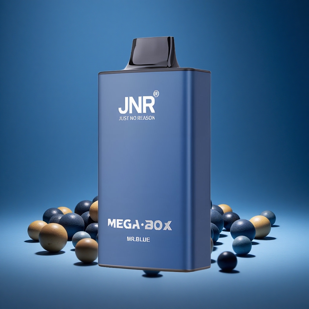 JNR Mega Box 25000 Puffs Mr Blue 30ml E-liquid 850mAh Battery Dual Mesh Type-C Charge