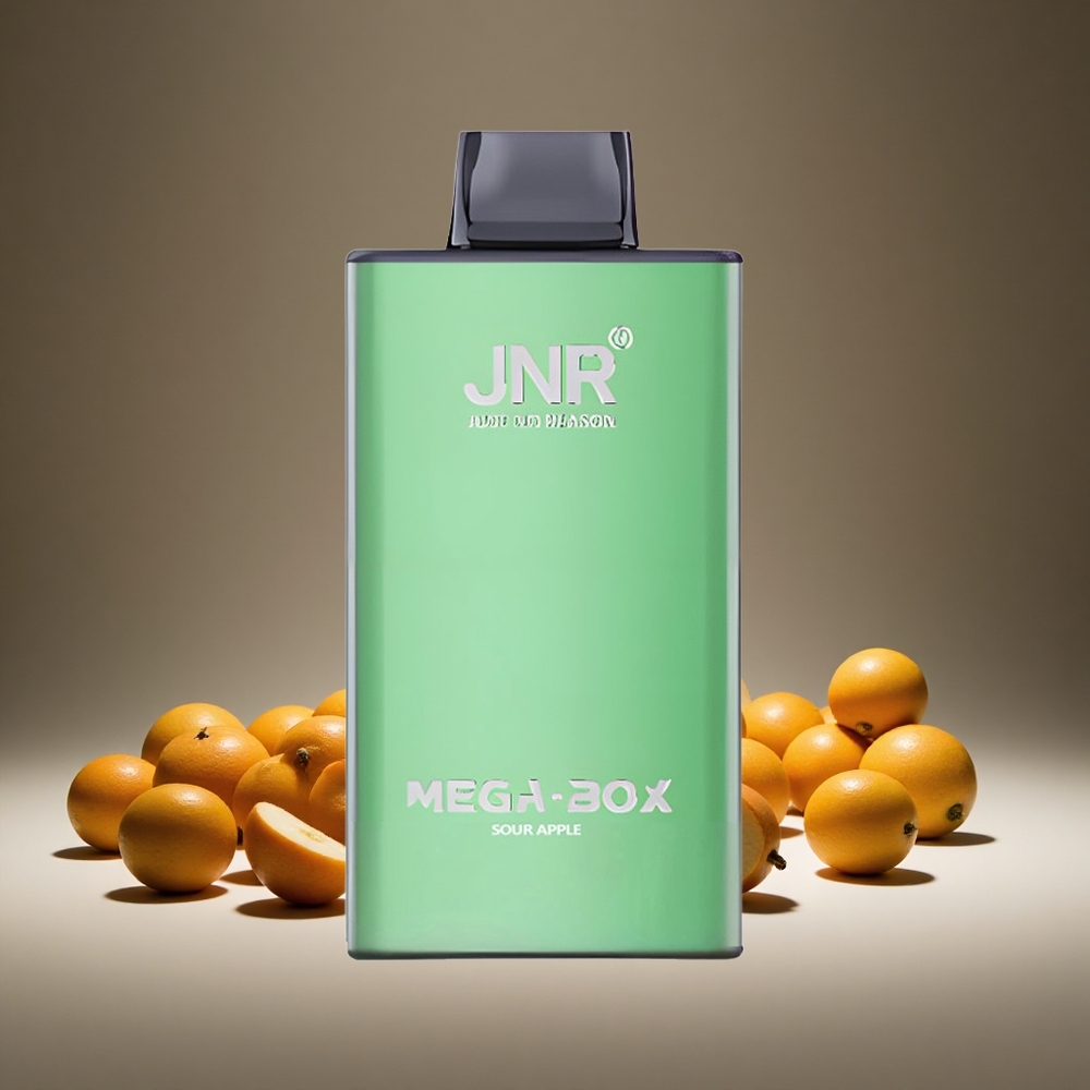 JNR Mega Box 25000 Puffs Sour Apple Disposable Vape 30ml E-liquid 850mAh Battery Dual Mesh