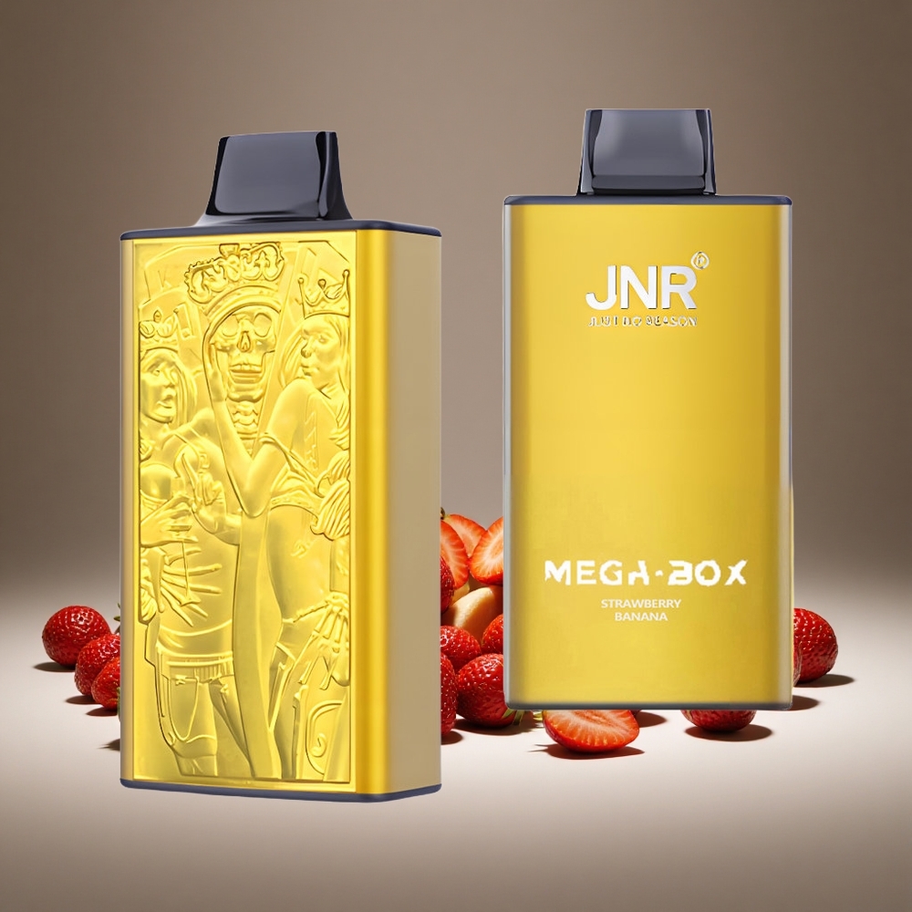 JNR Mega Box 25000 Puffs Strawberry Banana 30ml E-liquid 850mAh Battery Dual Mesh Type-C Charge