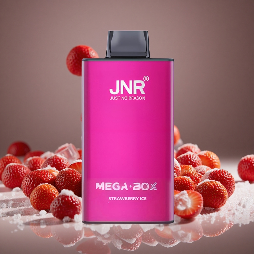 JNR Mega Box 25000 Puffs Strawberry Ice Disposable Vape 30ml E-liquid 850mAh Battery