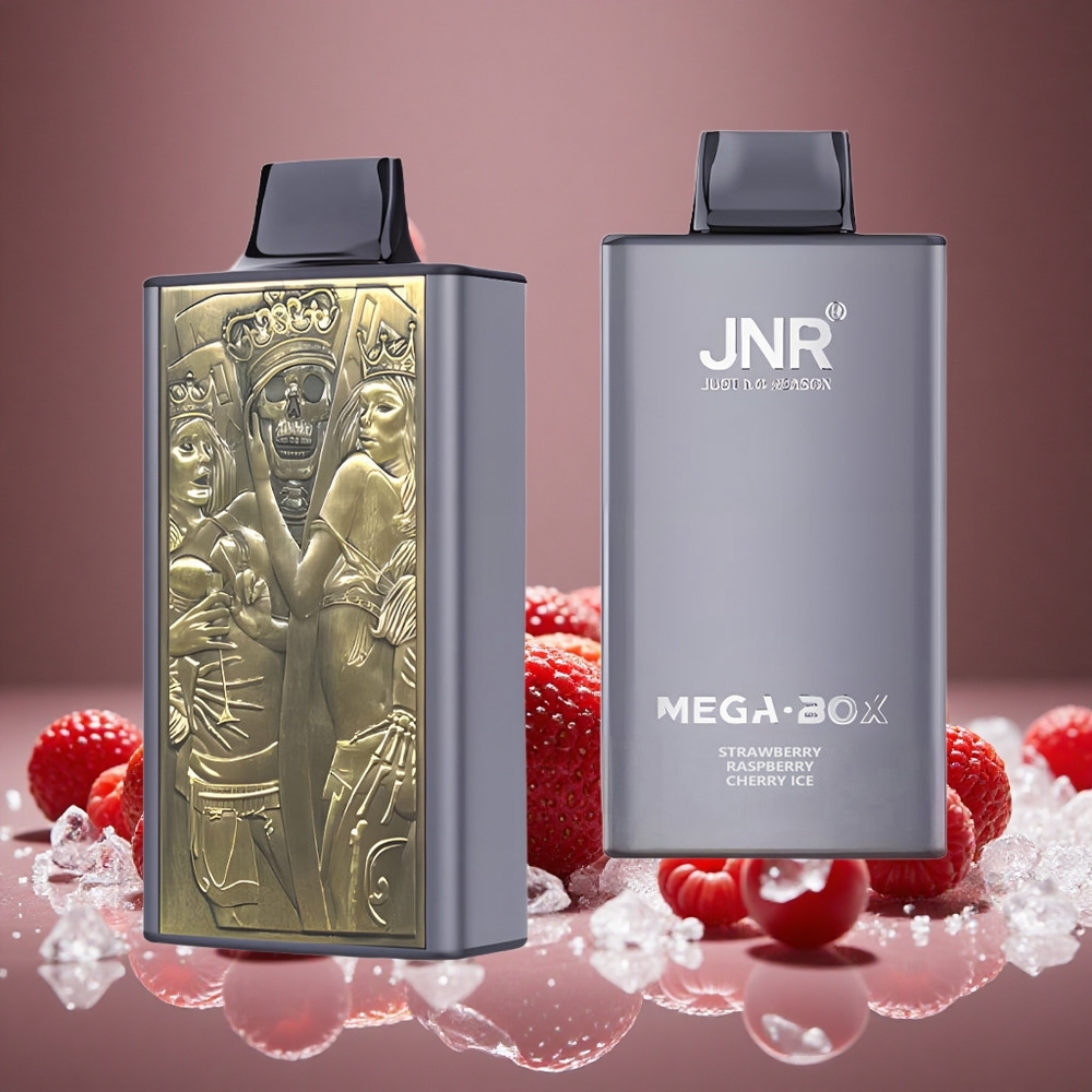 JNR Mega Box 25000 Puffs Strawberry Raspberry Cherry Ice 30ml E-liquid 850mAh Battery Dual Mesh
