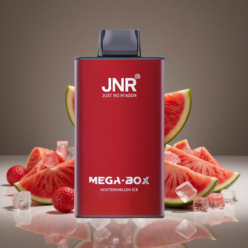 JNR Mega Box 25000 Puffs Watermelon Ice 30ml E-liquid 850mAh Battery Dual Mesh Type-C Charge