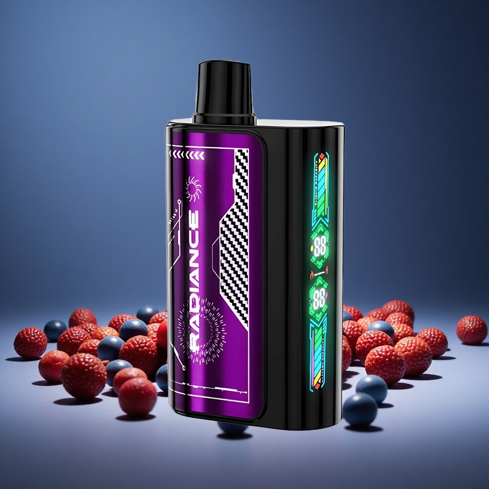 JNR Radiance 31000 Puffs Blue Razz Cherry 28ml E-liquid 950mAh Battery Type-C Charge Dual Mesh