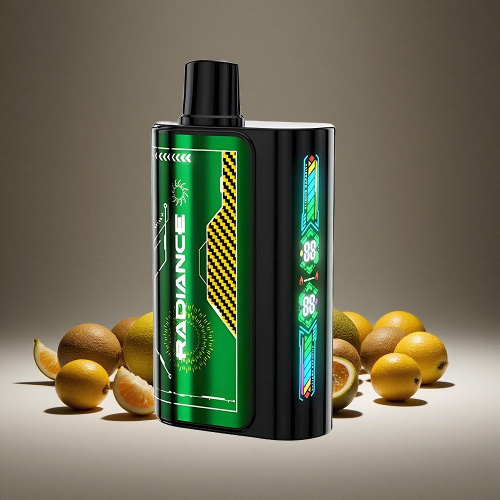 JNR Radiance 31000 Puffs Passion Fruit Kiwi 28ml E-liquid Dual Mesh 950mAh Battery