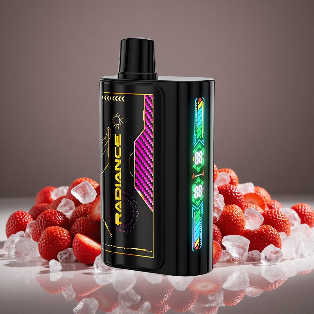 JNR Radiance 31000 Puffs Strawberry Ice 28ml E-liquid Dual Mesh 950mAh Battery Type-C Charge