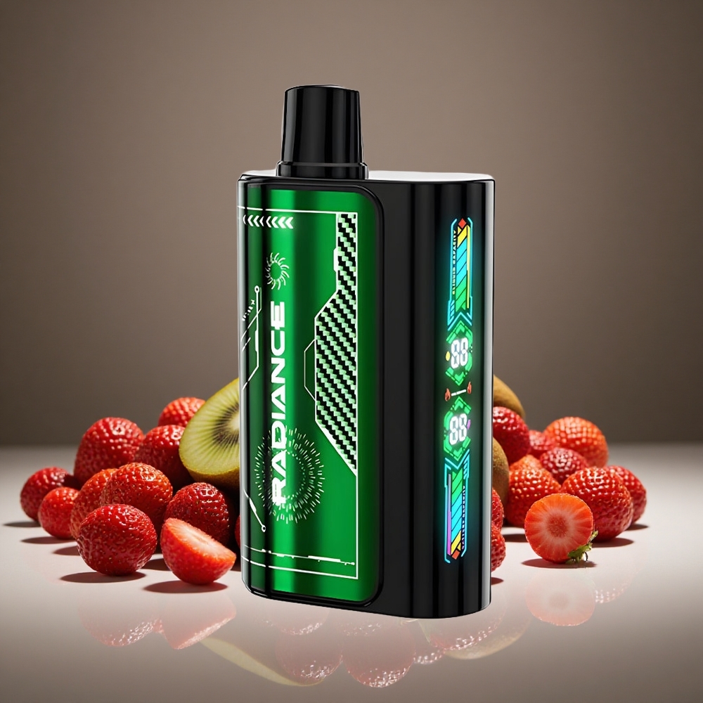 JNR Radiance 31000 Puffs Strawberry Kiwi 28ml E-liquid Dual Mesh 950mAh Battery 2% Nicotine