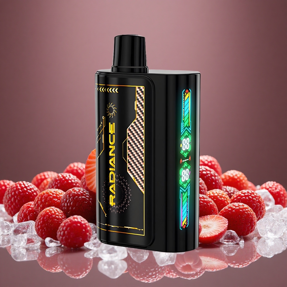 JNR Radiance 31000 Puffs Strawberry Raspberry Cherry Ice 28ml E-liquid Dual Mesh 950mAh Battery